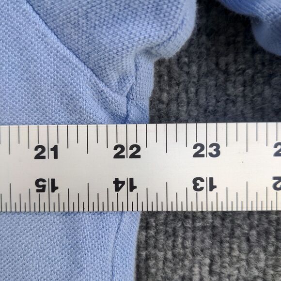 Polo by Ralph Lauren Men's Polo Shirt Blue XL Short Sleeve High Low Hem - Picture 14 of 14